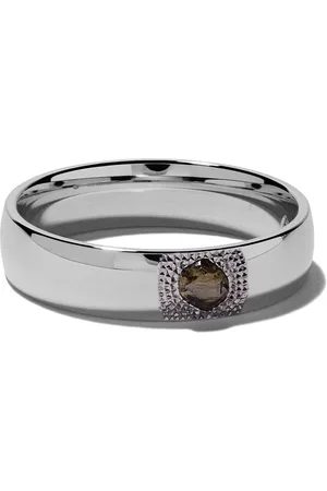 De Beers 18kt white gold Talisman diamond 5mm band
