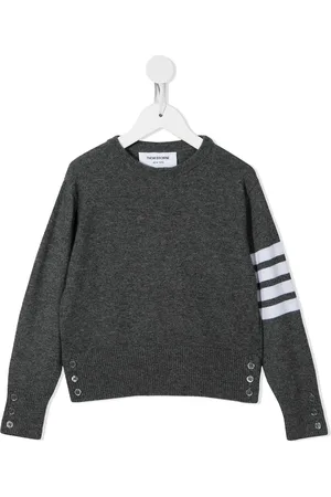 Thom Browne 4-Bar crew neck cashmere jumper