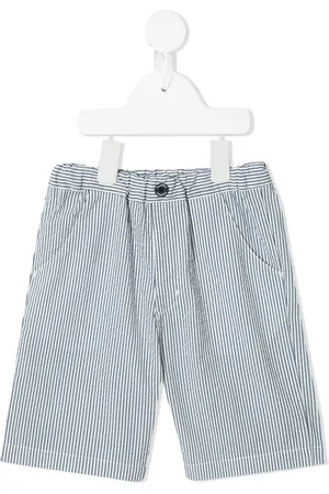 Familiar Striped cotton shorts