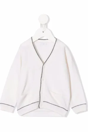 Il gufo Contrasting-trim cardigan