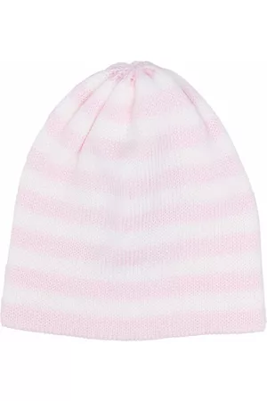 LITTLE BEAR Striped virgin wool beanie