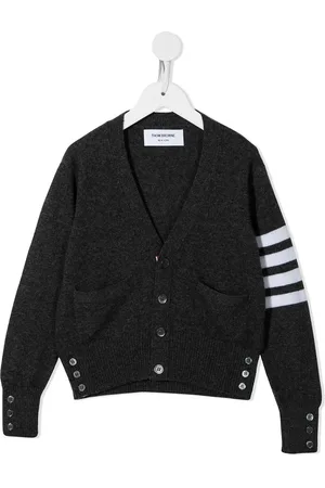 Thom Browne 4-Bar V-neck cardigan