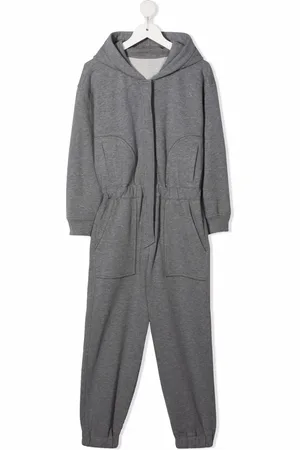 Brunello Cucinelli Elasticated waistband hooded jumpsuit
