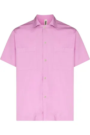 Tekla Short-sleeve organic cotton pajama shirt
