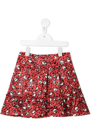 Marc Jacobs Leopard-print flared skirt