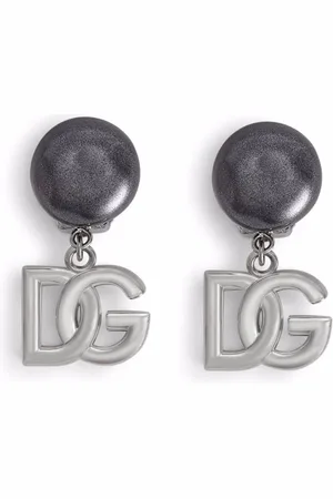 Dolce & Gabbana DG-logo clip-on earrings