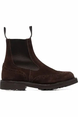 TRICKERS Elasticated side-panel boots