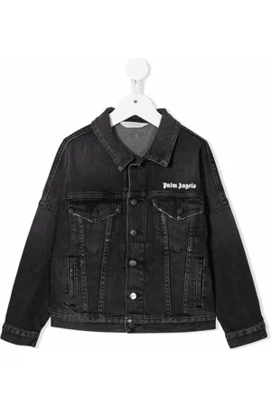 Palm Angels Logo-print denim jacket