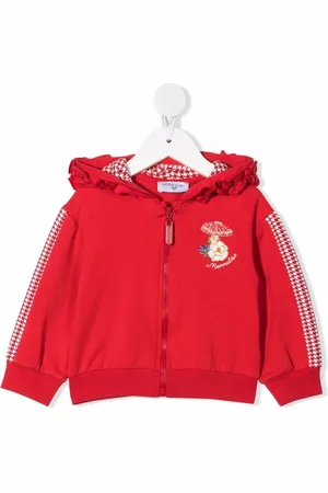 MONNALISA Winnie the Pooh appliqué hoodie