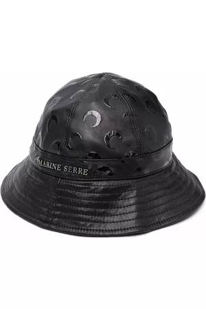 Marine Serre Men Hats - All-over crescent moon bucket hat