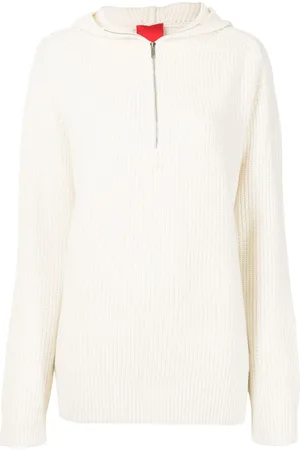 Cashmere In Love Oversize zipped cashmere-knit hoodie
