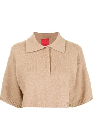 Cashmere In Love Demi cropped knitted shirt