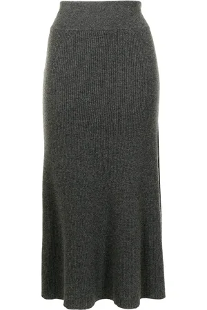 Cashmere In Love River A-line cashmere skirt