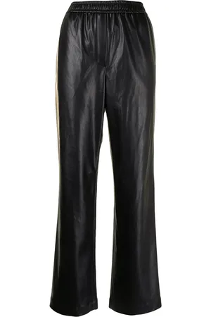 GOEN.J Faux-leather lounge trousers