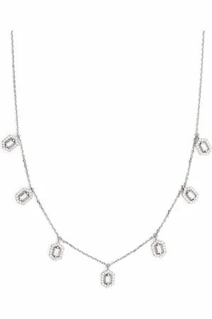 DJULA 18kt white gold Eclat diamond choker