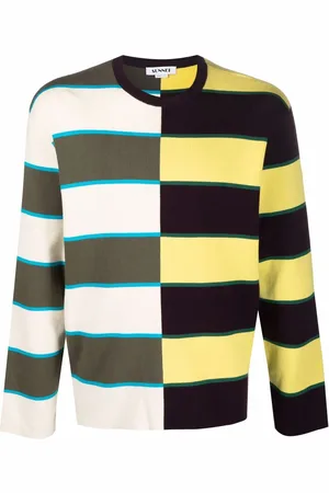 SUNNEI Striped knit cotton sweater