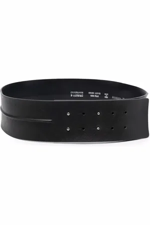 Gianfranco Ferré 1990s push-lock leather belt