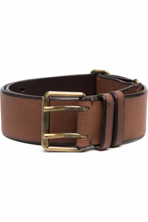 Gianfranco Ferré 1990s double-pin buckled leather belt
