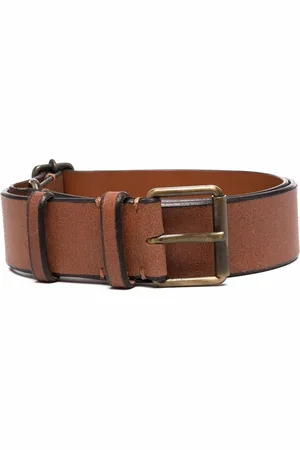 Gianfranco Ferré 1990s buckled leather belt