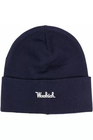 Woolrich Embroidered-logo ribbed-knit beanie