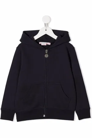 BONPOINT Slogan zipped hoodie