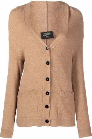 Jean Paul Gaultier 1990s V-neck knitted cardigan