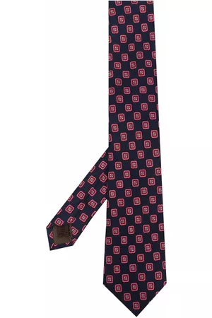 Church's Geometric print silk tie