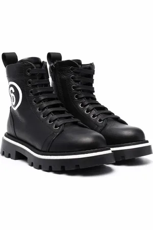 Maison Margiela Side logo-print boots