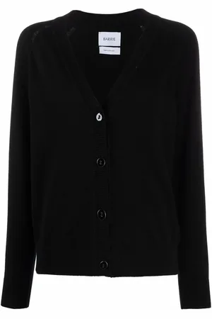 Barrie Rib-trimmed cashmere cardigan