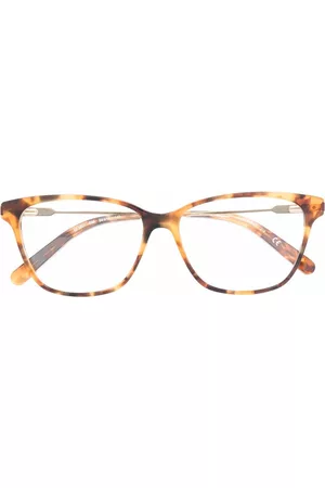 Salvatore Ferragamo Square-frame tortoiseshell-effect glasses