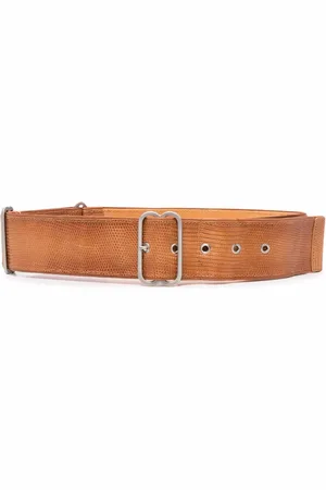 Gianfranco Ferré 2000s snakeskin effect leather belt