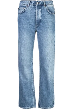 Reformation Cynthia high-rise straight jeans