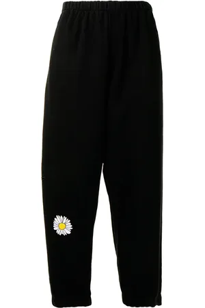 Natasha Zinko Daisy-print cropped track pants