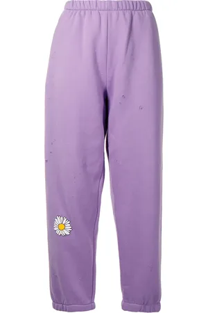 Natasha Zinko Daisy-print cropped track pants