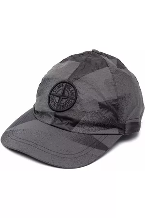 Stone Island Boys Caps - Embroidered logo baseball cap