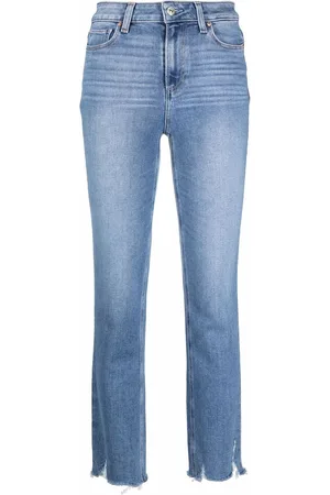 Paige Mid-rise straight-leg jeans