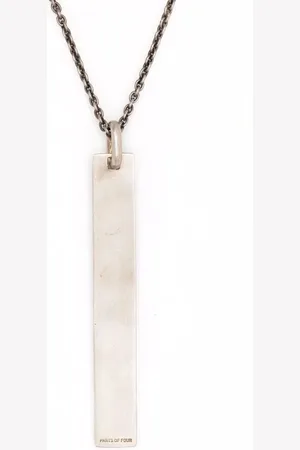 PARTS OF FOUR Plate pendant necklace