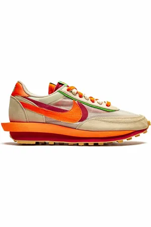 Nike X sacai x CLOT LDWaffle "Net Orange Blaze" sneakers