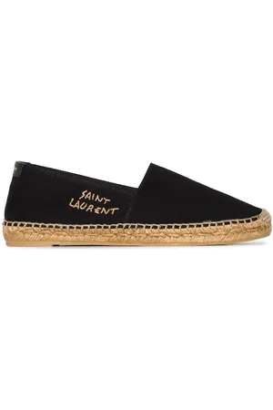 Saint Laurent Logo-embroidered espadrilles