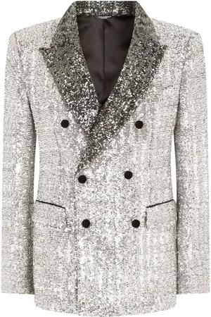 Dolce & Gabbana Sicilia-fit sequin-embellished double-breasted blazer