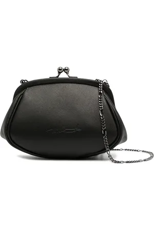 YOHJI YAMAMOTO Clasp leather shoulder bag