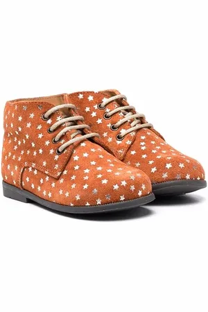 TWO CON ME BY PÈPÈ Star-print lace-up boots