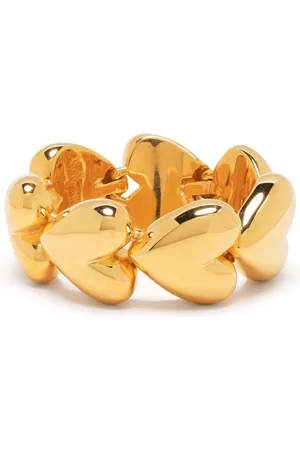 AMBUSH Polished heart link ring