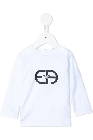Emporio Armani Logo-print long-sleeved T-shirt