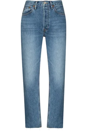 RE/DONE Stove Pipe cropped jeans