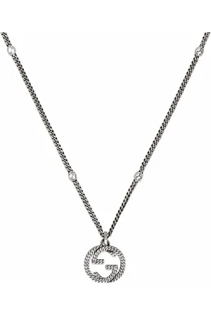 Gucci Sterling Interlocking G necklace