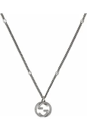 Gucci Sterling Interlocking G necklace