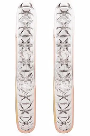 Monica Vinader Riva Mini diamond huggie earrings