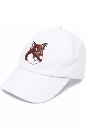 Maison Kitsuné Fox head embroidered cap