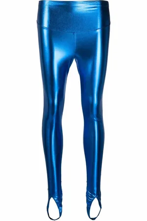 MAISON CLOSE Angel metallic-effect leggings
